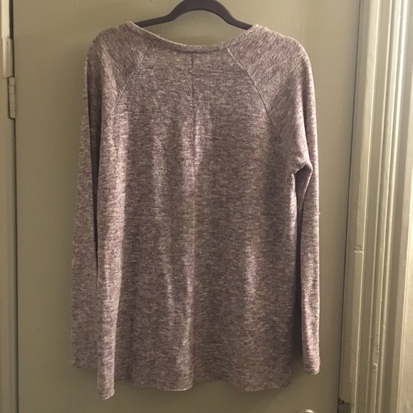 Purple Hi-Low Blouse - Picture 2 of 2